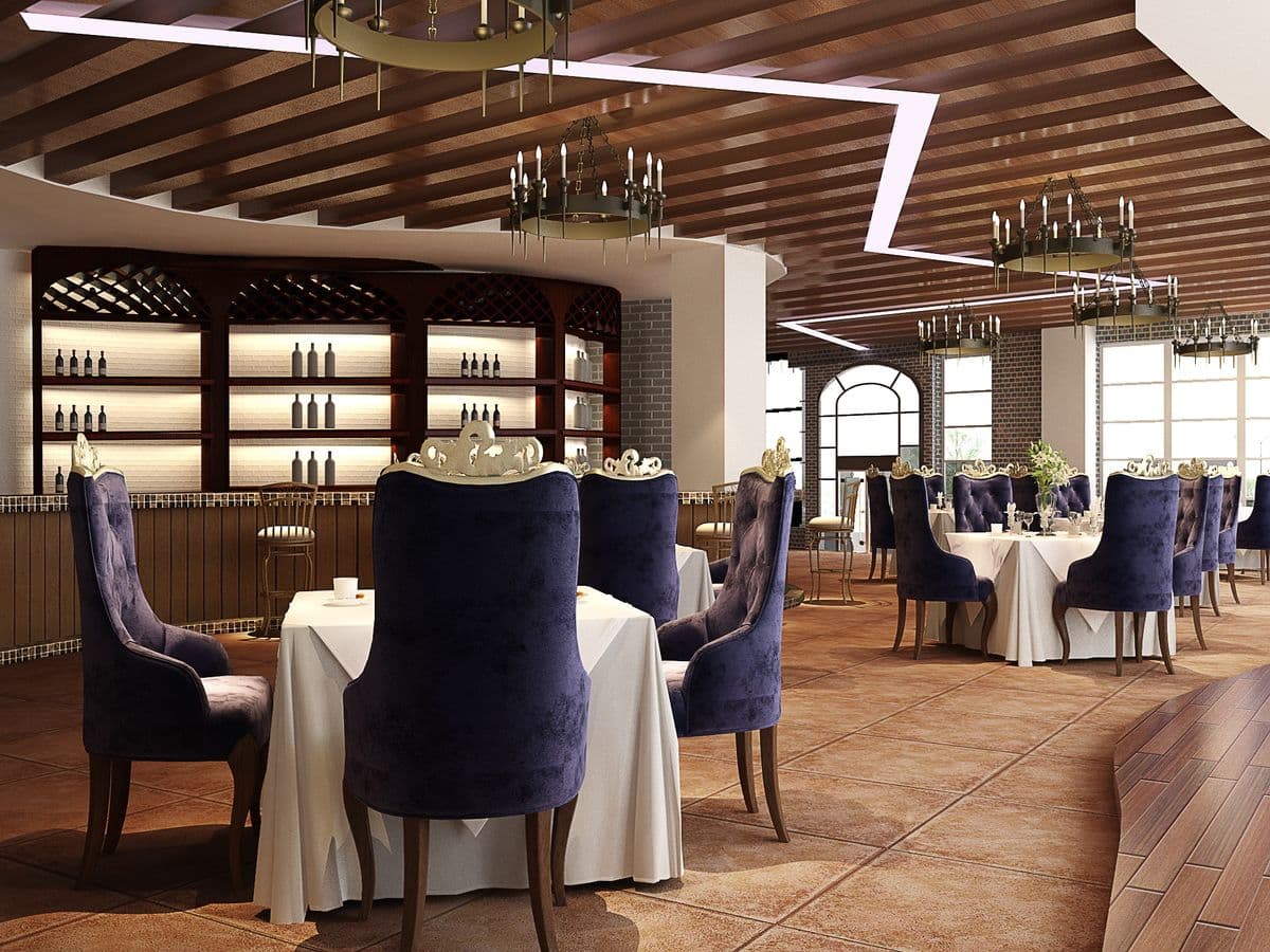Fine dining table setting